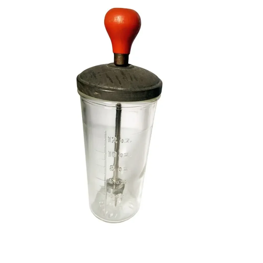 Vintage HAZEL ATLAS 12 Ounce Glass Jar 5045 Spiked Ice Chipper/Chopper
